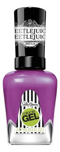 Esmalte Sally Hansen Beetlejuice Dilo 3 Veces Morado