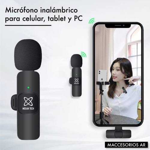 Microfono Corbatero Compatible iPhone Samsung Motorola
