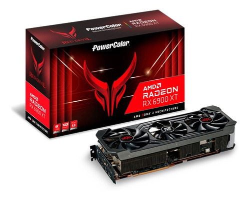 Imagen 1 de 7 de Tarjeta De Video Power Color Rx 6900 Xt Red Devil 16 Gb Ddr6
