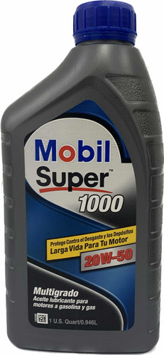 Aceite Mobil Super 1000 20w50 Mineral