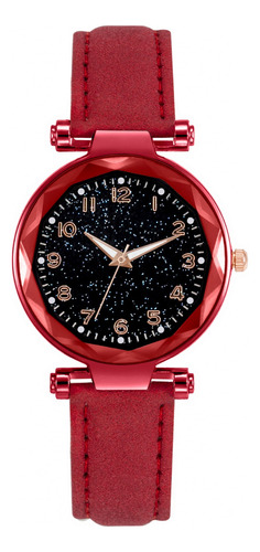 Reloj De Cuarzo Con Esfera Digital V Night Sky Luminous Tren