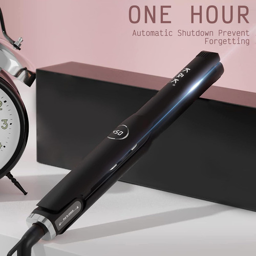 K&k Flat Iron Pequeno Mini Turmalina Titânio Alisador De Cab
