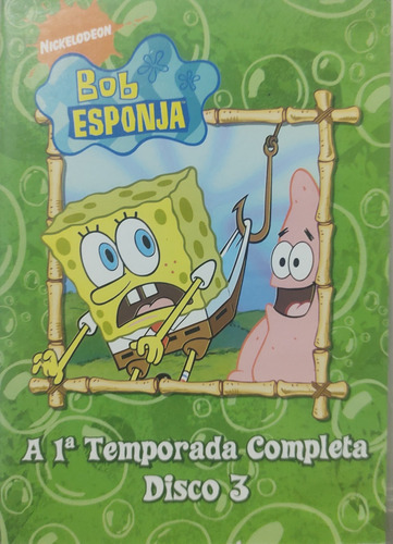 Dvd Bob Esponja 1 Temporada Completa Disco 3 (Usado)