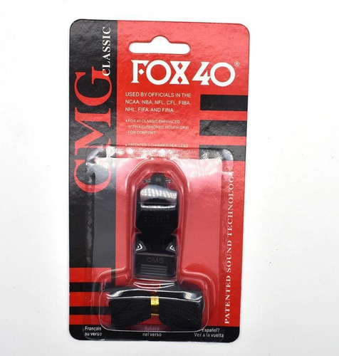 Silbato profesional Fox 40 Classic para árbitro de fútbol