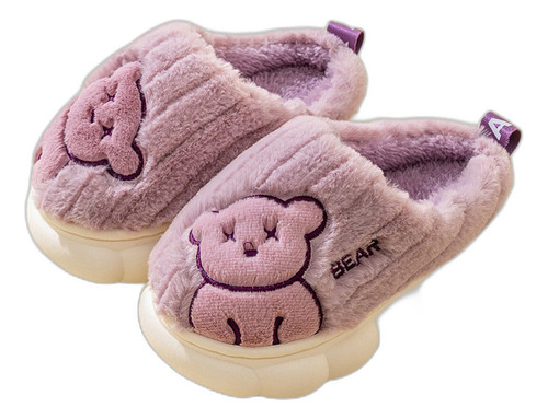 Y Zapatos De Peluche De Peluche Para Niñas Little Bear Home