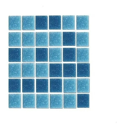 Mosaico Mezcla Baltico Para Alberca Marca Diamond 2x2 Cm