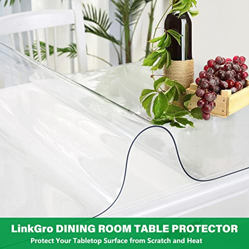 Protector De Mesa De Comedor Transparente De Plástico, Mante