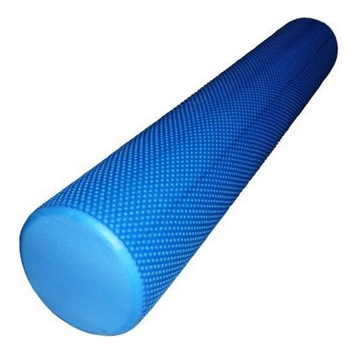 Rolo De Pilates Em Eva 90x15cm Foam Roller Oneal Cor Azul