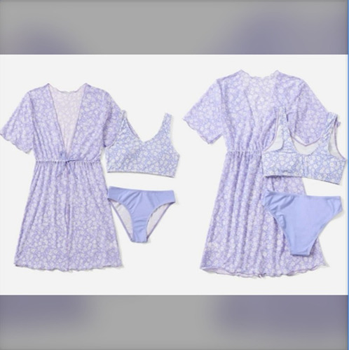 Traje De Baño Para Niñas, Únicamente Talla 11/12