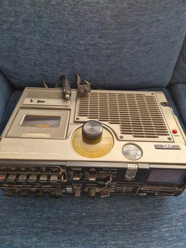 Radio Grabador Y Tv Portatil Jvc 3060 Gris (Usado)