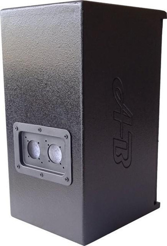 Gabinete Caixa Acústica P/ Uso Com 1x6,5+ti C/ Guia De Ondas Cor Preto