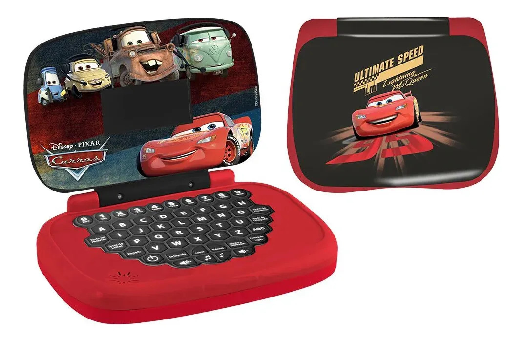 Laptop Infantil Educativo Candide Carros Bilíngue
