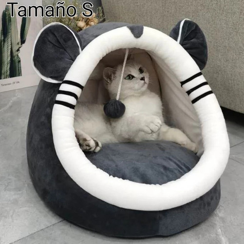 Cama Casa Perro O Gato Mod Olive Black Tamaño  S