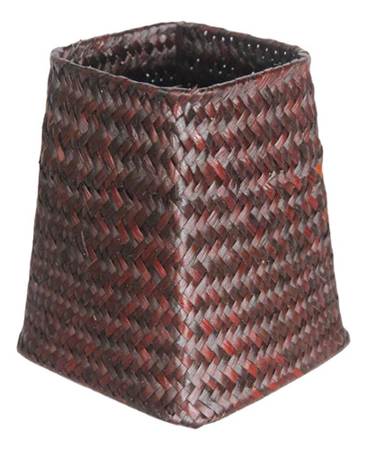 Weaving Storage Basket Plant Pot / Florero Decoración Café