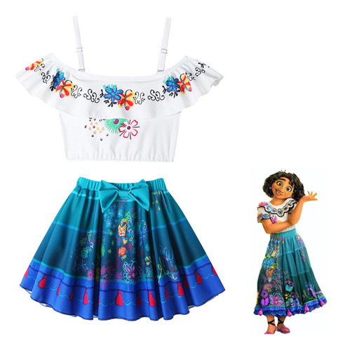 Traje De Baño De 2 Piezas For Niña Con Encanto De La Pelícu