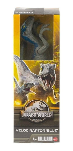 Jurassic World Dinosaurio Velociraptor Blue Mattel