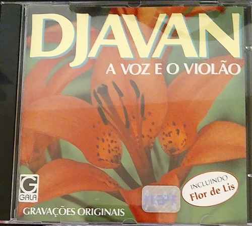 Cd Djavan A Voz E O Violao