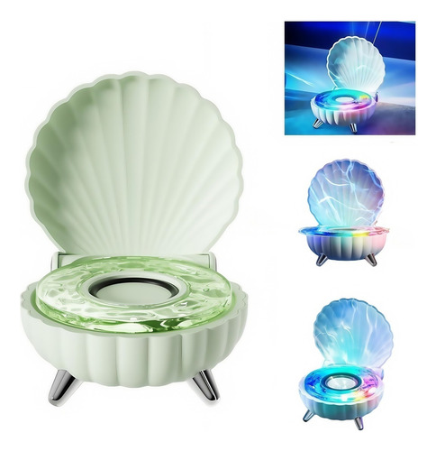 Altavoz De Vinilo Shell, Bluetooth Tocadiscos Lumena Lamp