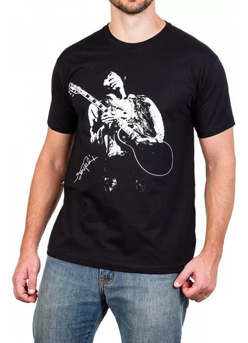 Camiseta Jimi Hendrix Guitarra Masculina - Unissex