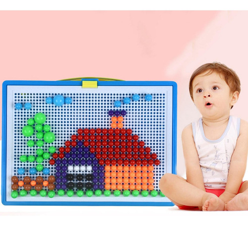 Juego De Rompecabezas De Uñas De De Juguete De 310 Clavijas