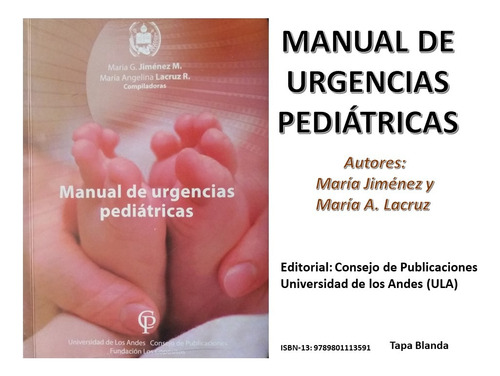Libro Manual De Urgencias Pediátricas . Ula