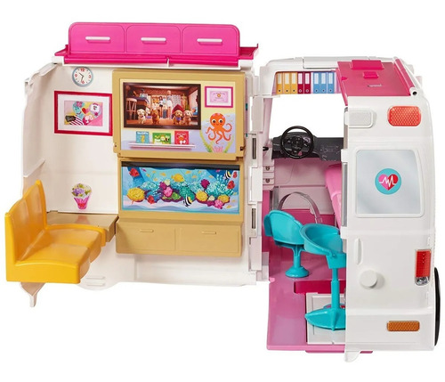 Carro Ambulancia De Barbie Con Sonido Y Luces Original