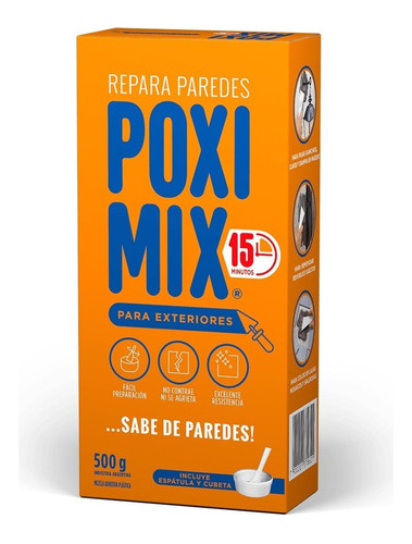 Poxi Mix Mezcla Adhesiva Plastica - 0,5 Kg Pintumm