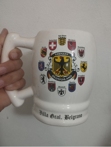 Vaso Cervecero Chopero Ceramica Deutschland Germany