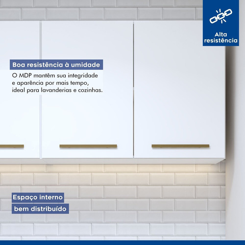Lavanderia Modulada 2 Armários Aéreo Guarapari