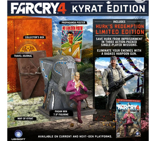 Farcry 4 De Colección Con Figura Poster Y Libreta Xbox 360 (Reacondicionado)