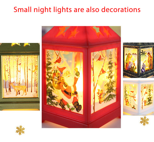 Adornos De Péndulo Con Luz Led De Papá Noel