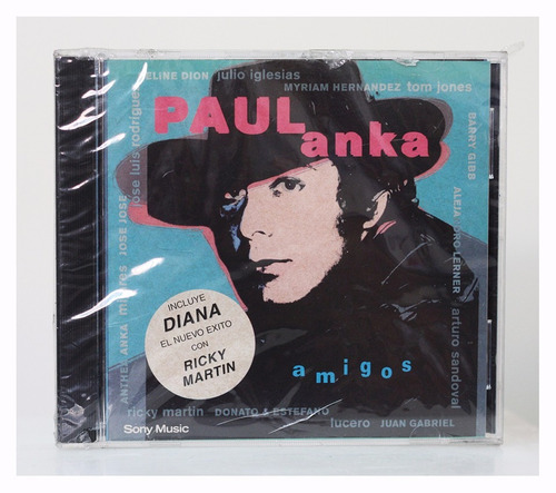 Paul Anka Amigos / Diana Con Ricky Martin Y Otros / Nuevo  !