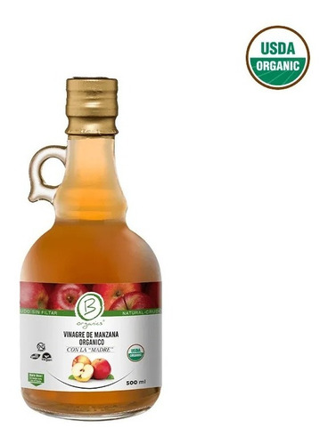 Vinagre De Manzana Con La Madre 500ml. Agronewen