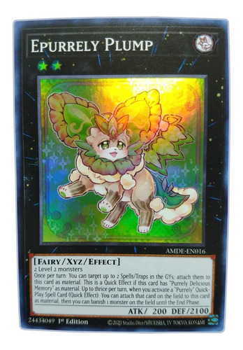 Yugi-oh! Expurrely Plump Amde-en016 Super