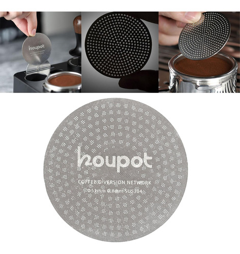 Pantalla De Espresso De Acero Inoxidable Premium: 51mm