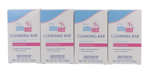 Imagen 2 de 3 de Sebamed Bebe Cleansing Bar Cajas De 3.5 Onzas Paquete De