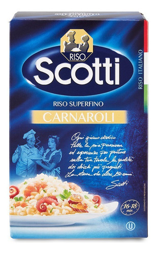 Arroz Riso Carnaroli Scotti Para Risotto Italiano 1kg