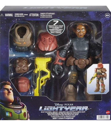 Disney Pixar Buzz Lightyear Izzy Hawthorne Patrullero Zap