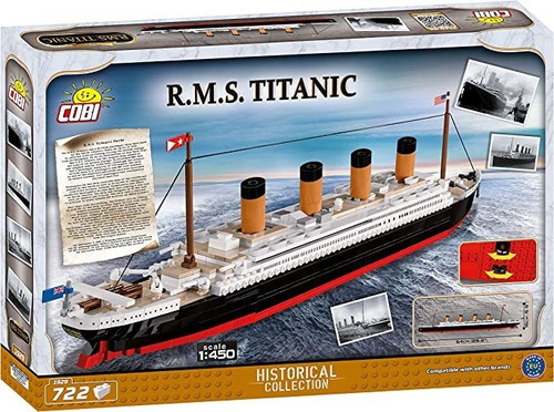 Cobi Historical Collection R.m.s. Titanic Que Incluye 720 L.