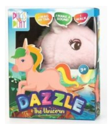 Peluche Interactivo Pugs At Play Dazzle Unicornio