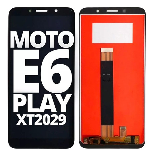 Modulo Display Tactil Pantalla Compatible Moto E6 Play Negro