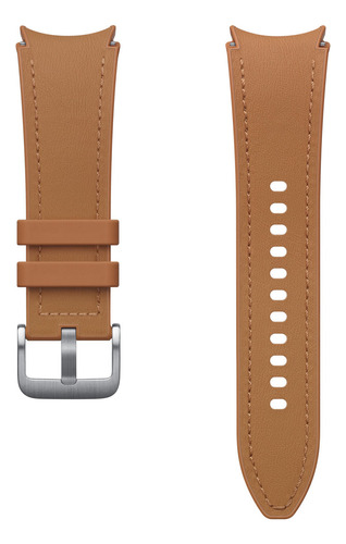 Correa Híbrida De Cuero Ecológico (s/m) Para El Galaxy Watch Color Camel