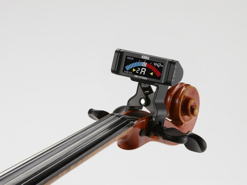 Imagen 4 de 10 de Korg Aw Lt100v Afinador Pinza Clip Violin Viola 100 Horas Cu