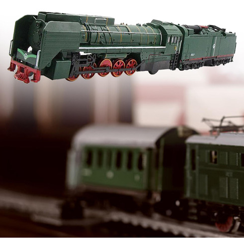 Tren De Vapor Retro Magnético Juguete Diecast Verde