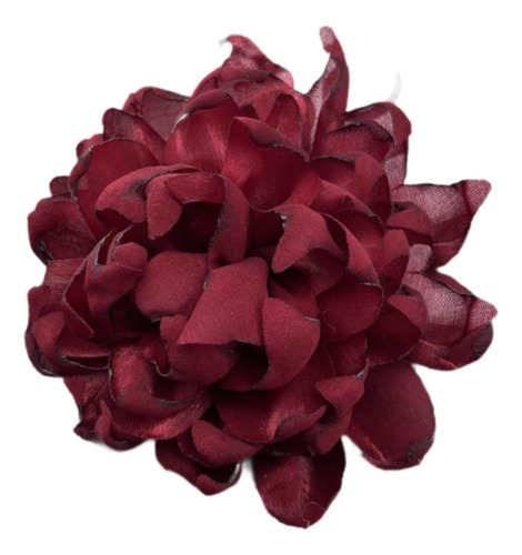2 Broche De Flores Para Mujer, Pinza Para El Pelo Rojo