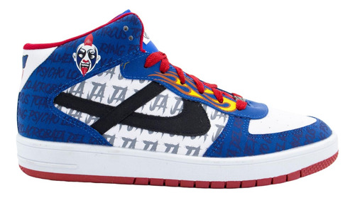 Tenis Panam Bota Lucha Libre Aaa Psycho Clown Edición Meztli