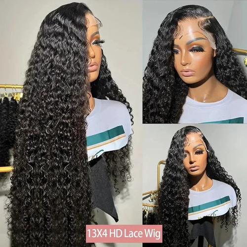 Peluca Lace Frontal 13x4 22 Color Crema Raya En Medio