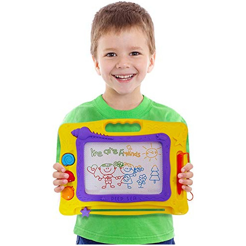 Magnetic Erasable Drawing Board For Kids Travel Size Ma...