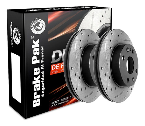 Discos De Freno Marca Brake Pak Para Ford Laser 1.3 - 1.6