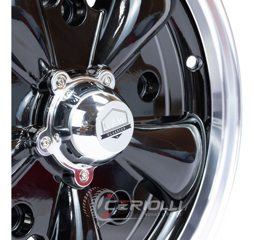 Roda Five Spoke Aro 15 Fusca Kombi 5x205 4 Rodas
